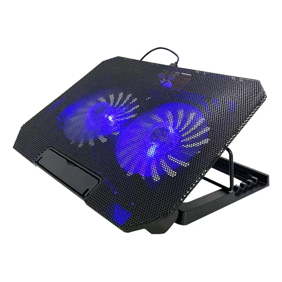 Fan Cooler Para Laptop Base De 2 Ventiladores Ajustable S69