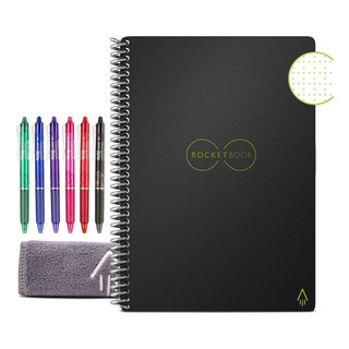 Rocketbook Core Cuaderno Inteligente Reutilzable + 6 Frixion Rocketbook Core Cuaderno Inteligente Reutilzable + 6 Frixion
