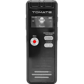 Gravador De Voz Profissional PortĂĄtil Digital Tomate 8gb Cor Preto Gravador De Voz Profissional PortĂĄtil Digital Tomate 8gb Cor Preto
