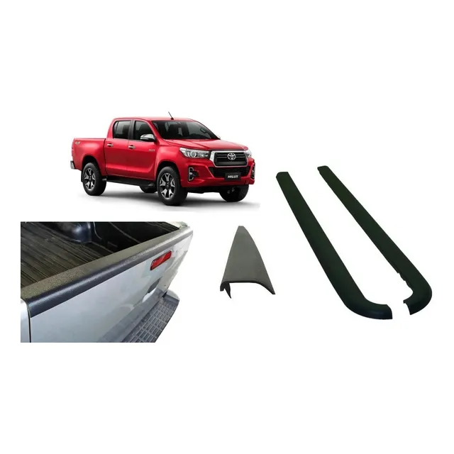Lomos De Caja Cubre Barandas + Porton Toyota Hilux 2016 2020
