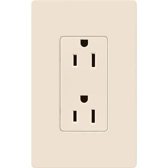 Lutron Claro Receptaculo 15 Amperio