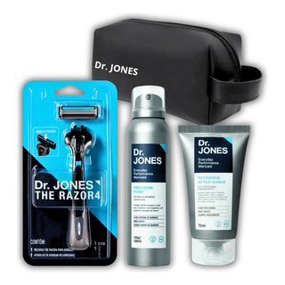 Kit Aparelho Barbeador Dr Jones The Razor Troca Lamina Kit Aparelho Barbeador Dr Jones The Razor Troca Lamina