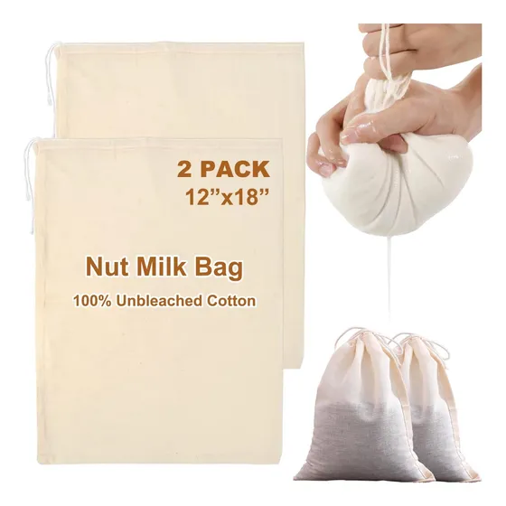 Fxhdc-m 2 Bolsas De Tela De Queso Grandes Para Esforzarse De