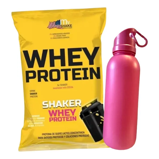 1k Whey Protein Proteina Concetrate Myshaker Con Stevia