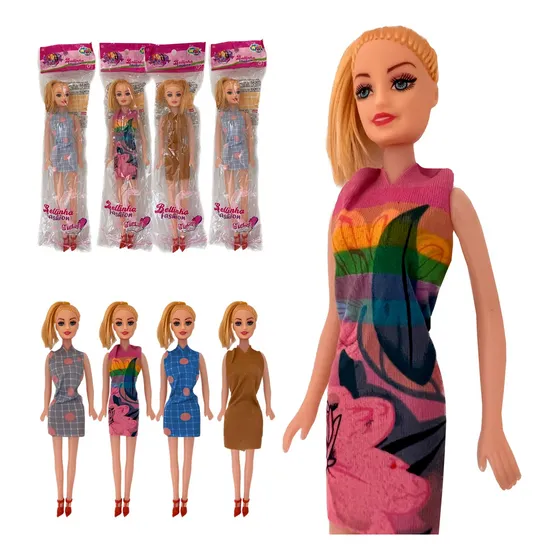 Kit 30 Boneca Belinha Fashion Brinquedo Atacado Promoção
