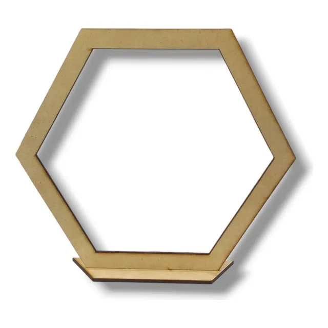 Hexágono Con Base Centro De Mesa X15