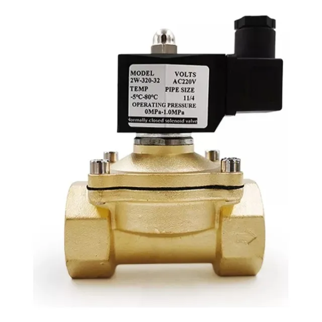 Valvula Solenoide 1 /2  Combustible Agua Aire  220v