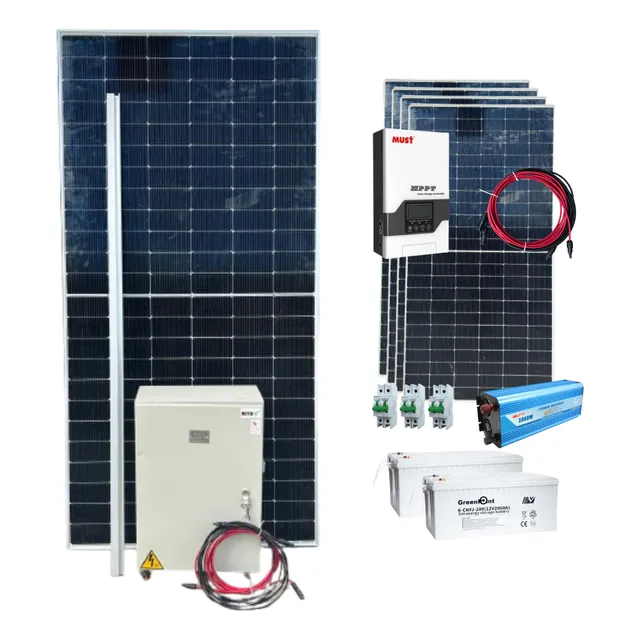 Kit Solar 3000w Planta Solar Casa, Finca, Aire Acondicionado