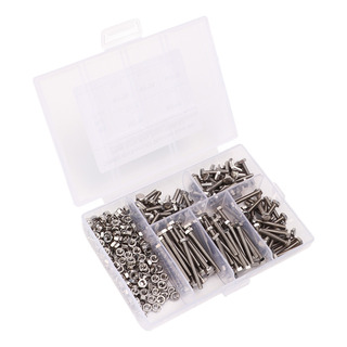 Juego De 300 Tornillos Hexagonales M3, Caja De Almacenamient Juego De 300 Tornillos Hexagonales M3, Caja De Almacenamient