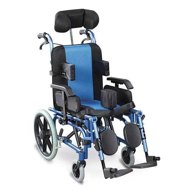 Silla De Ruedas Neurológica Para Adulto Reclinable Negro