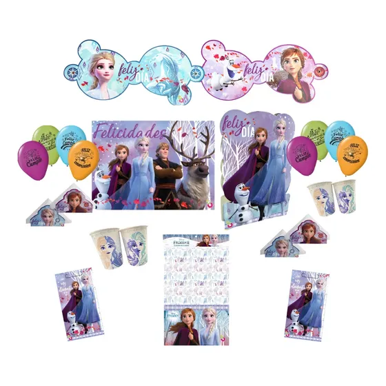 Combo Cotillón - Licencia Oficial - 20 Niños - Frozen