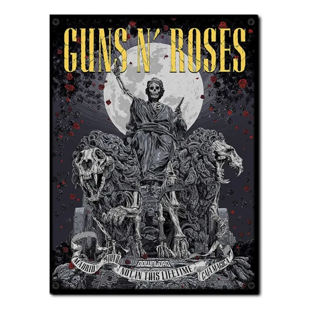 #1693 - Cuadro Decorativo Vintage -  Guns N' Roses Poster