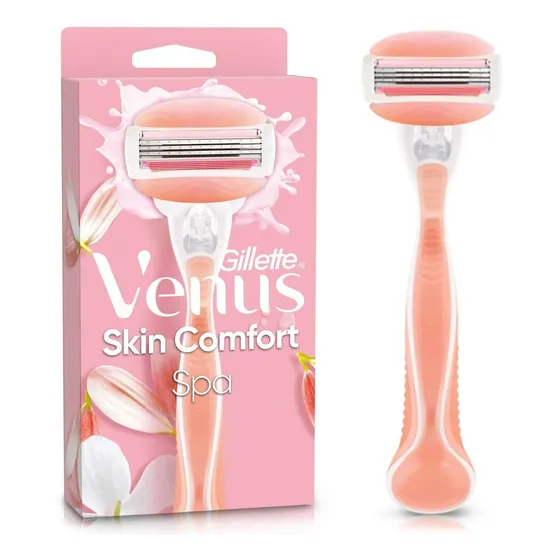 Maquina De Afeitar Gillette Venus Skin Comfort Spa 3 Hojas