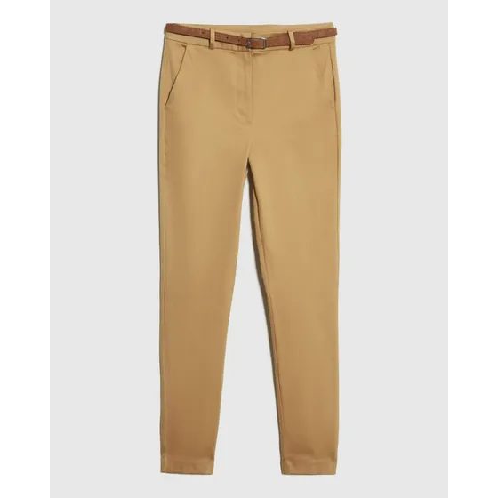 Pantalón De Mujer Chino Marca Patprimo Color Café #30071963