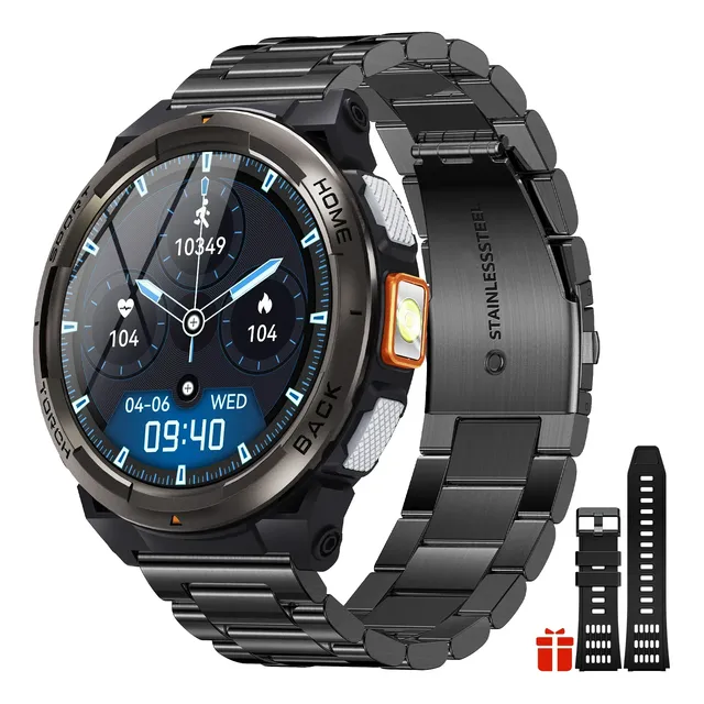 Reloj Inteligente Eigiis Ke5 Militar Smart Watch 2024
