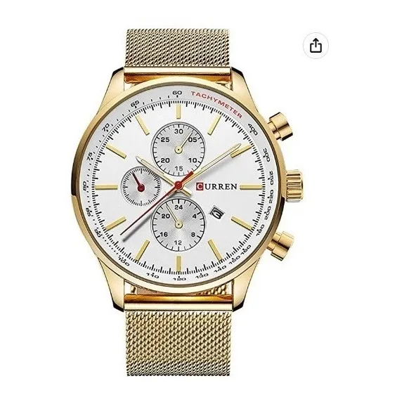 Reloj De Pulsera Para Hombre De Acero Inoxidable De Cuarzo P