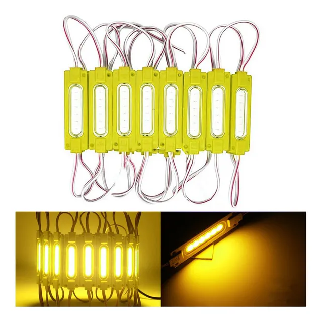 60 Modulos Led 2835 Ip65 Contra Agua Luz Colores Luz Amarillo Módulo LED de inyección retroiluminación 2835 impermeable luz decorativa para letras publicitarias con cinta adhesiva trasera