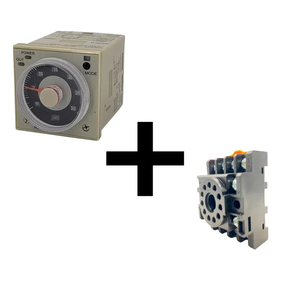 Temporizador Analogico Rele H3cr-a 110-220v 300h