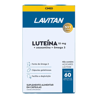 Lavitan Luteína Com 60 Cápsulas Lavitan Luteína Com 60 Cápsulas