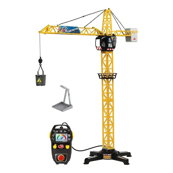 Guindaste De Brinquedo Rc Da Dickie Toys, Amarelo, 100 Cm De
