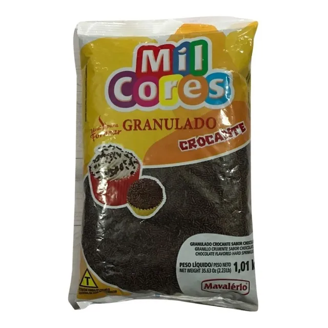 Granulado Crocante Decorativo Chocolate Vegano 1 Kg