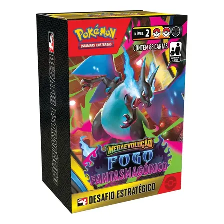 Pokémon Desafio Estratégico Megaevolução - Fogo Fantasmagórico - Português