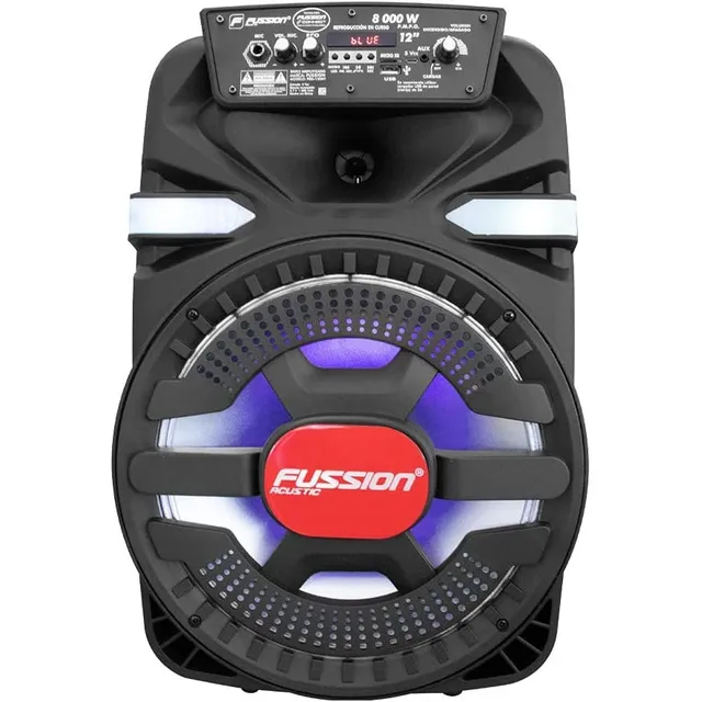 Bafle Bocina Recargable 12 Pulgadas Fussion Mic Control Usb