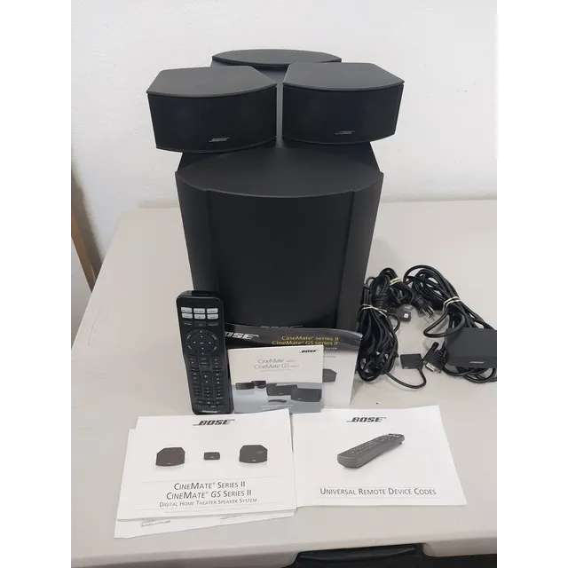 Bose Cinemate Gs Serie Ii  Sistema 2.1 Completo Negro 60
