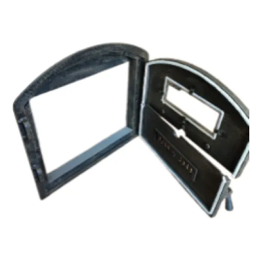Puerta Metalica  Para Horno A Leña Con Visor