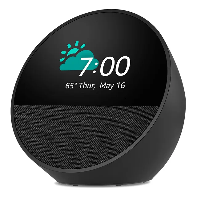 Amazon Echo Spot Bocina Y Despertador Inteligente Negro B0bf