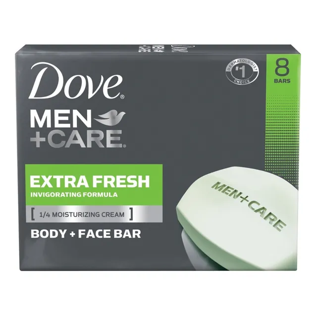 Dove Men+care Jabon Barra Cuerpo/cara Comfort 8pzas. 107grs