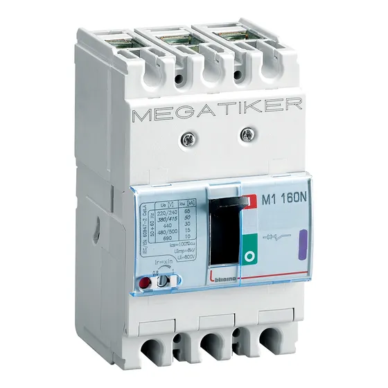Interruptor Termomagnético M1 160n, 3p 63a T713n63 Bticino