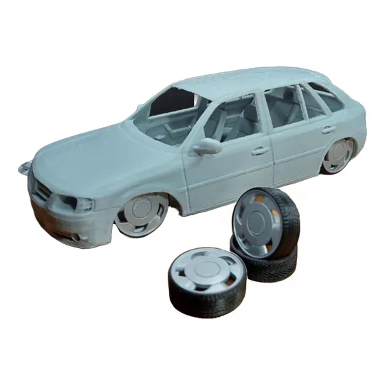 Gol G4 4 Portas - Escala 1:18 - Feito Em Impressão 3d
