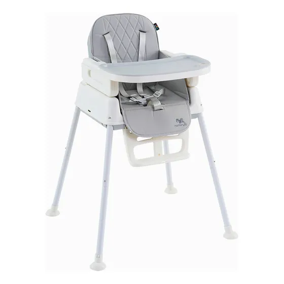 Cadeira De Alimentação Infantil 3 Em 1 Harmony Maxi Baby - Cinza