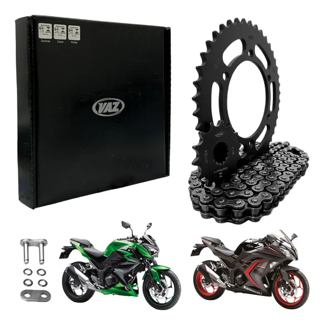 Kit Relação Transmissão Kawasaki Z300/ Ninja 300 C/ Retentor