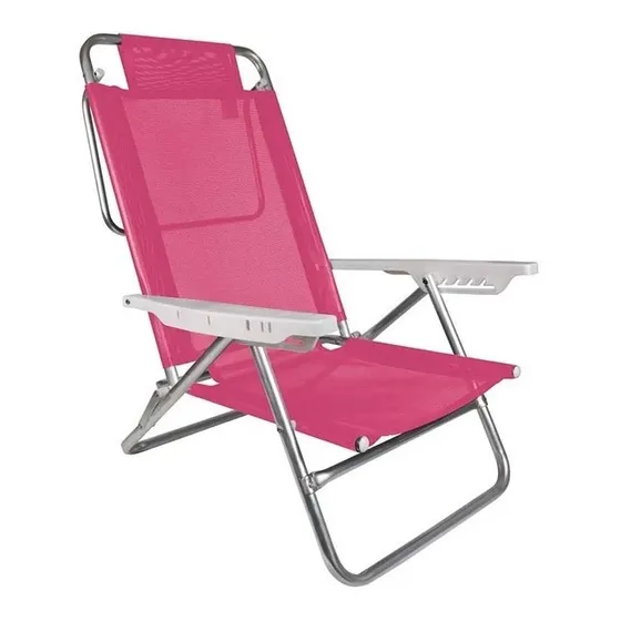 Silla Playa Reposera Aluminio 6 Posiciones Mor Summer