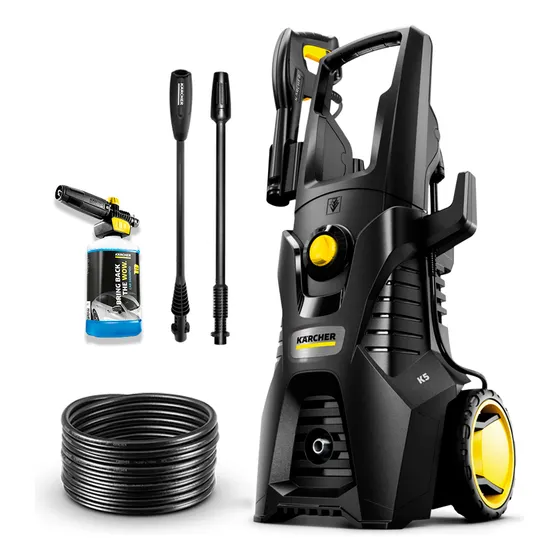 Hidrolavadora Karcher 145 Bar 2100psi K5 Black Pro Car Kit