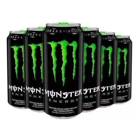 Kit com 6 latas de Energético Clássico De 473ml Monster