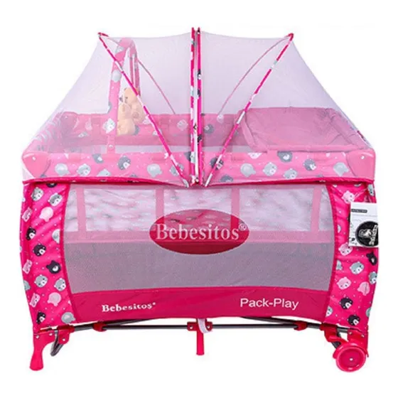Corral Para Bebes Marca Bebesitos, Color Rosa