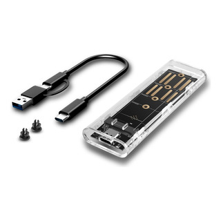 Carcasa De Disco Duro Ssd M.2 Usb-c 3.1 Para Nvme / Sata Ssd Carcasa De Disco Duro Ssd M.2 Usb-c 3.1 Para Nvme / Sata Ssd