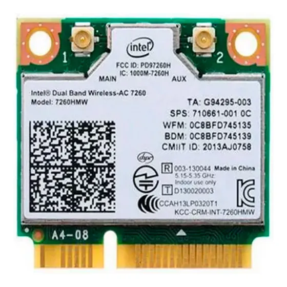 Placa Wireless Wifi 5ghz 867mbp Notebook Samsung R440 Rv419