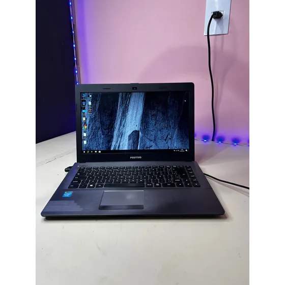 Notebook Posi Dual 4gb 64ssd Leve Office Estud Bat Cinza