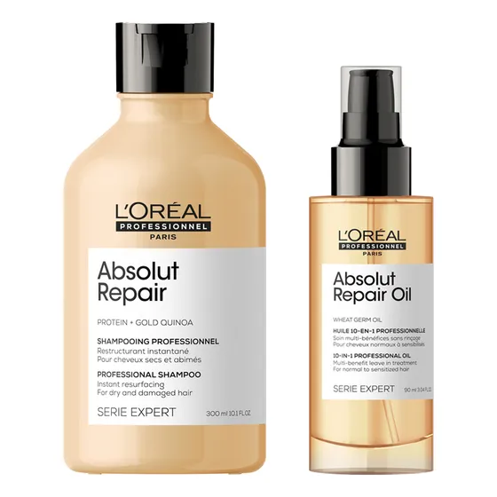 Kit Shampoo + Spray 10 En 1 Absolut Repair L'oréal Pro