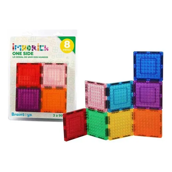 Imabrick 8 Piezas Juegos Magnéticos Braintoys
