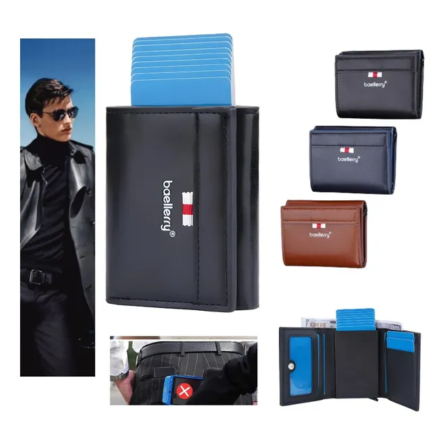 Billetera Tarjetero Antirrobo Automatica Rfid - Card Holder