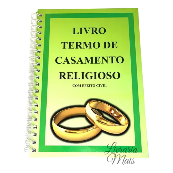 Livro Termo De Casamento Religioso Com Efeito Civil