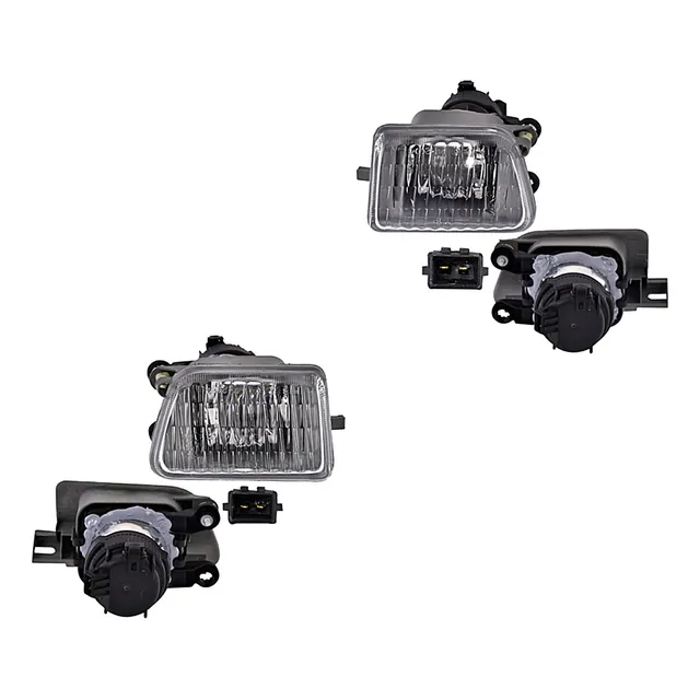 Par De Faros De Niebla Para A2 Jetta Golf Depo Con Bases