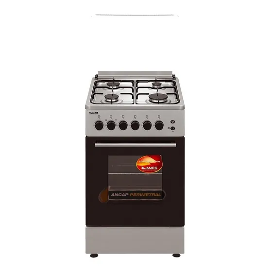 Cocina Gas James Grill Encendido C212 Timer Recordatorio Color Acero inoxidable