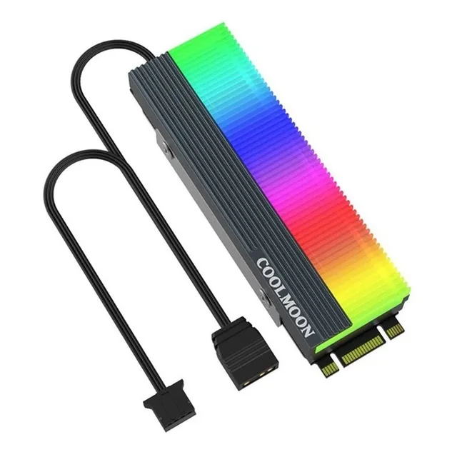 Disipador Argb Para Ssd M.2 Coolmoon