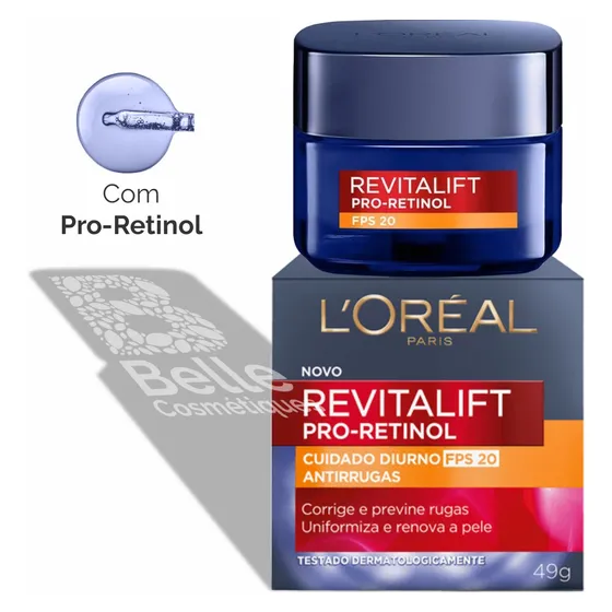 Revitalift Retinol Creme Diurno Antirrugas Fps20 49g Loréal